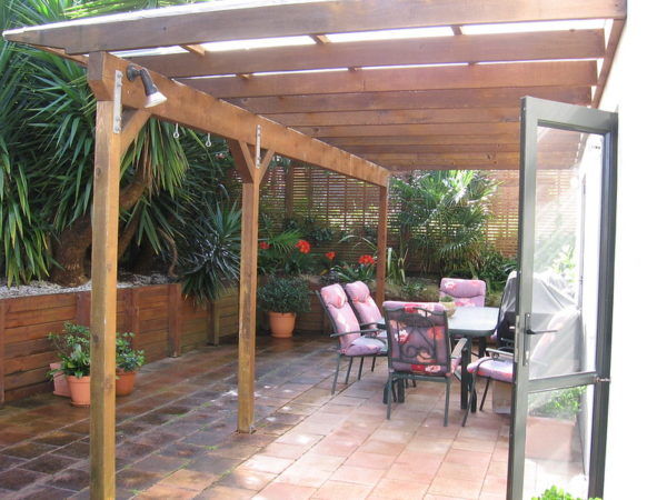Patio of our new home