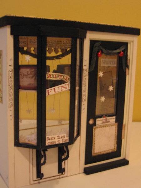 1-inch Scale Miniature Christmas Store (front)
